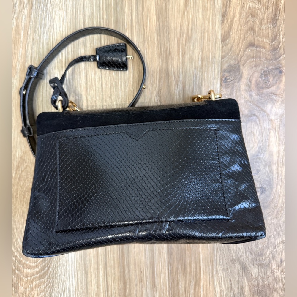 Michael Kors Cece Python-Embossed Leather Shoulde… - image 7